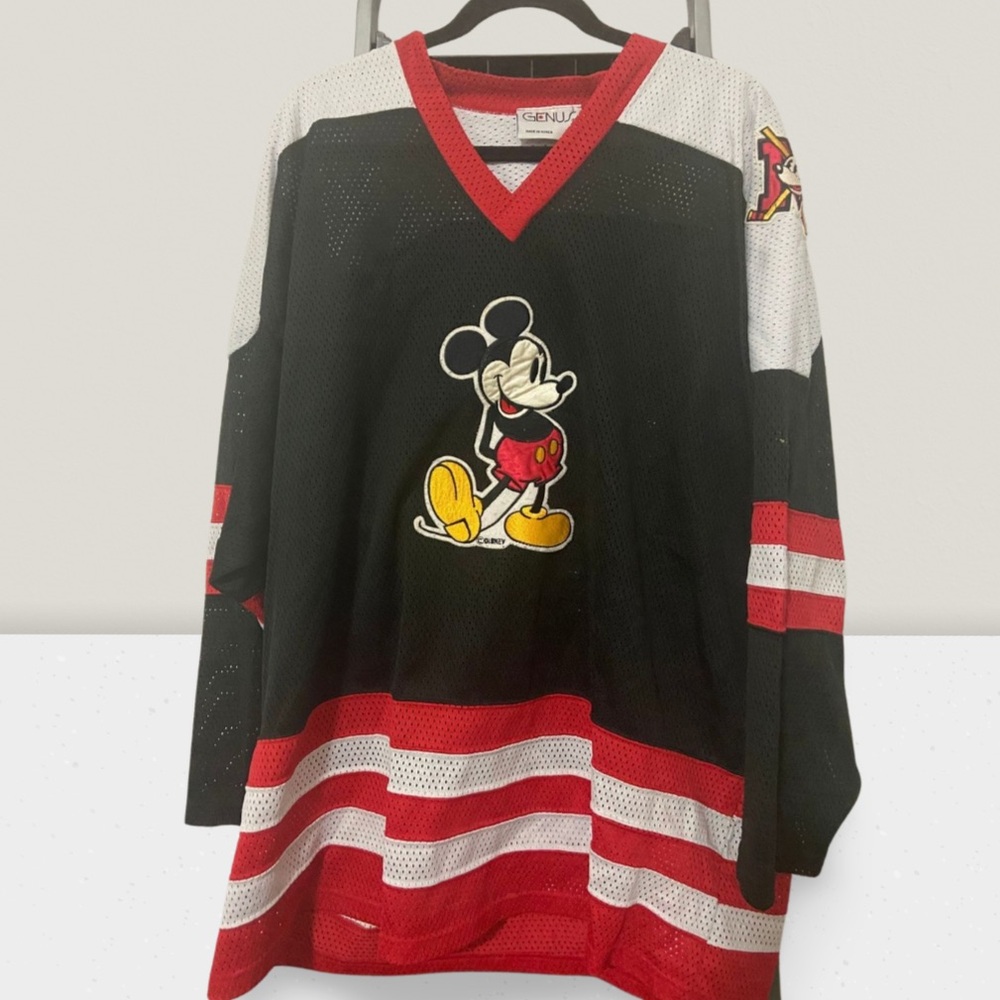 Vintage Disney Mickey Mouse Hockey Jersey